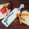 Tagliere Rettangolare  con disegno grafico tono blu - Ceramica Pezzetta - Prodotti per la Cucina - Bottega del Friuli