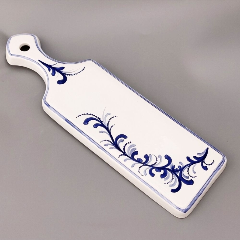 Tagliere Rettangolare  con disegno grafico tono blu - Ceramica Pezzetta - Prodotti per la Cucina - Bottega del Friuli