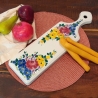 Tagliere Rettangolare con disegni friulani della prima meta ‘900 - Ceramica Pezzetta - Prodotti per la Cucina - Bottega del Friuli