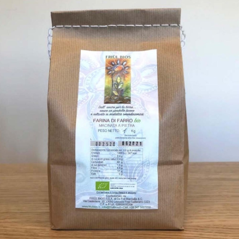 Farina di Farro Bio  - Friul Bios - Farine e Cerali - Bottega del Friuli