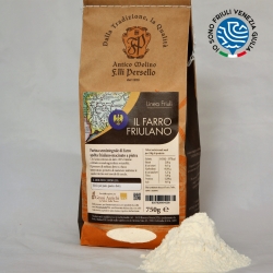 Il Farro Friulano 2pz da 750g - Farina semintegrale di farro spelta macinato a Pietra