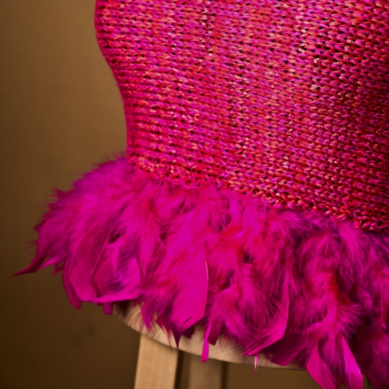 Top "Pink Lady" - Wool Style  - Sartoria Artigianale - Bottega del Friuli