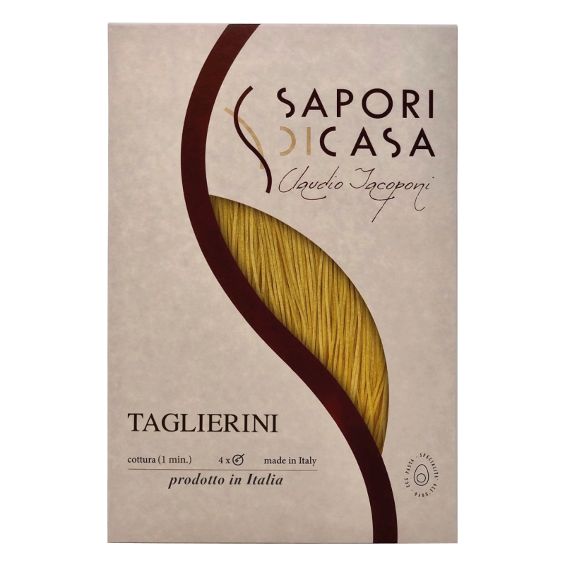 Taglierini all'uovo - Sapori di Casa dii Claudio Jacoponi - Pasta - Bottega del Friuli