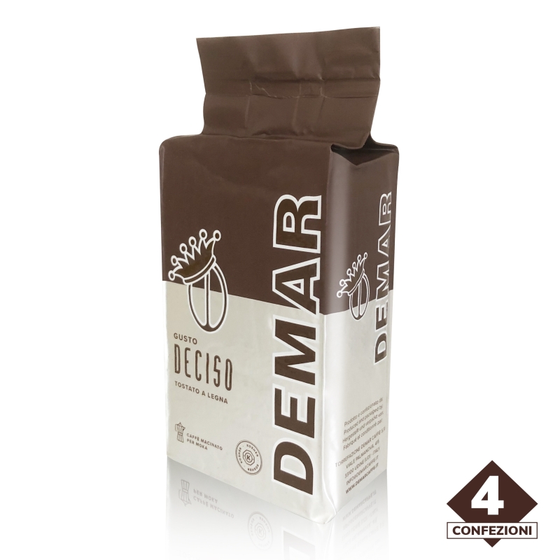 Caffè Deciso Macinato Moka - Demar Caffè - Caffè e Infusi - Bottega del Friuli
