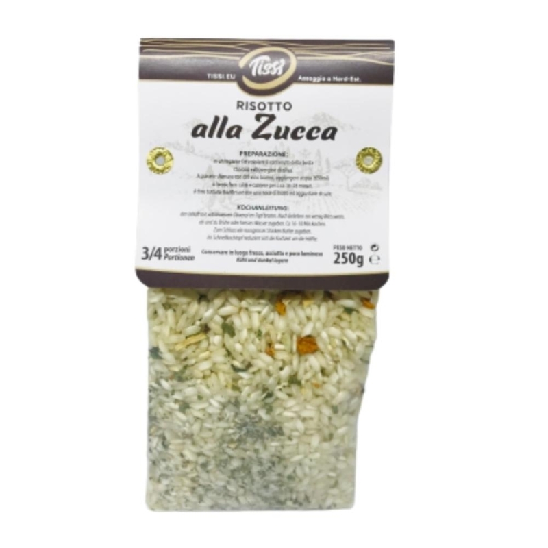 Busta risotto zucca - Tissi - Centro Dolce Friuli Srl - Farine e Cerali - Bottega del Friuli