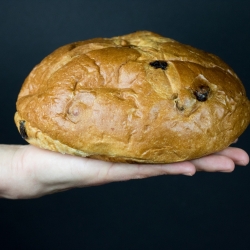 Focaccia friulana con uvetta - Tissi