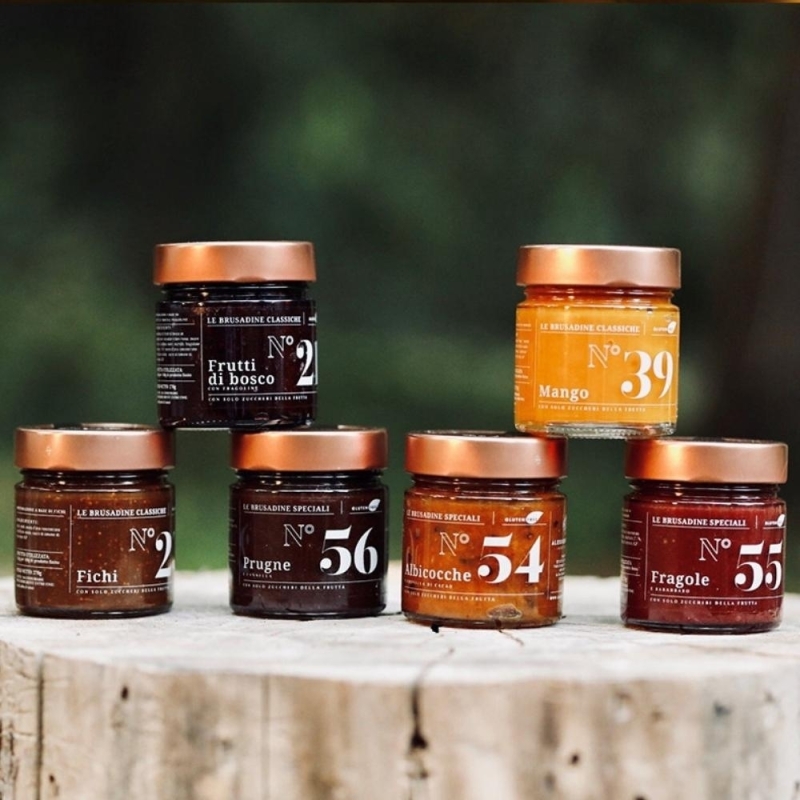 "Brusadina" alle Prugne e Cannella - 2 vasetti - Invasi dal Gusto - Marmellate, Confetture e Chutney - Bottega del Friuli