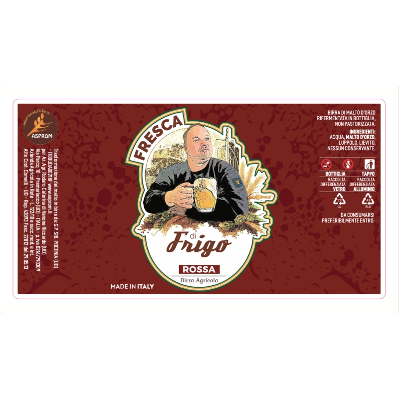 Birra Rossa - Fresca di Frigo - Tal Frigo - Birra Scura - Bottega del Friuli