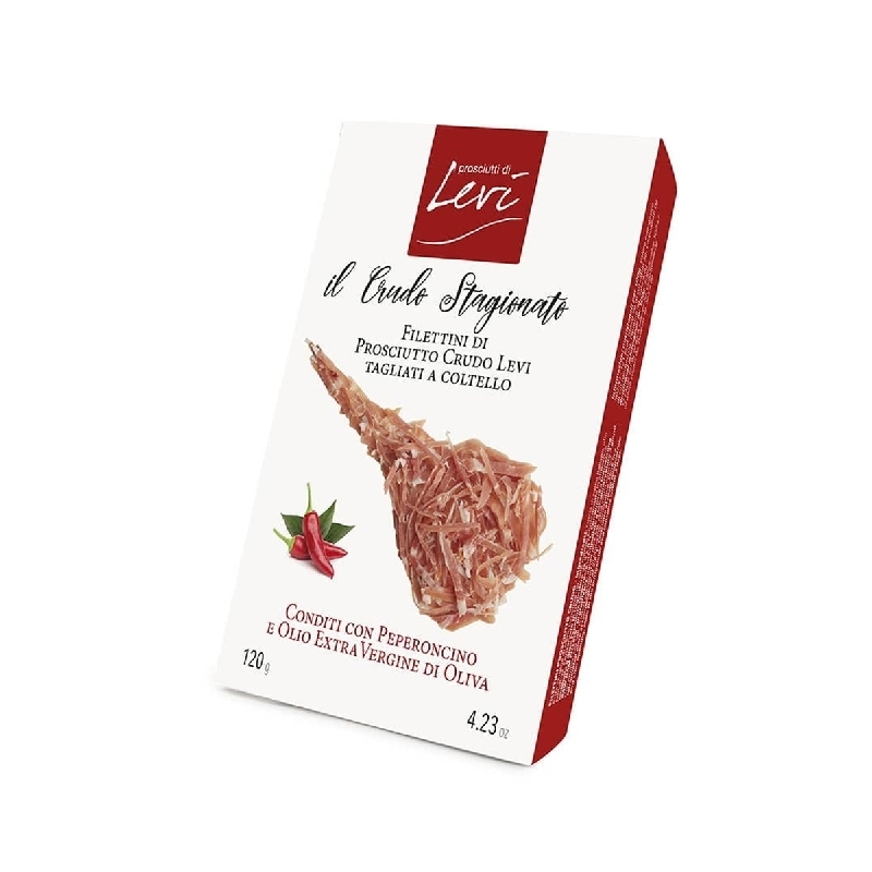 Filettini di Prosciutto Crudo Levi - Gusto Peperoncino - Bottega del Prosciutto - Prosciutto Crudo - Bottega del Friuli