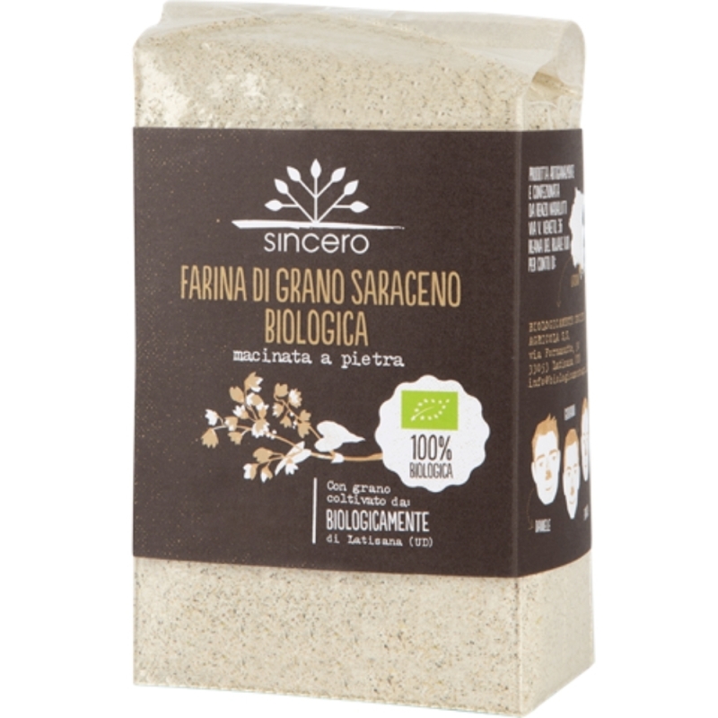 Farina di Grano Saraceno Biologica - Sincero - Farine e Cerali - Bottega del Friuli