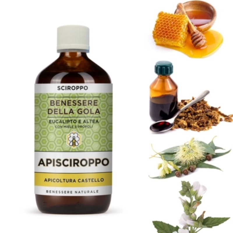 Sciroppo al miele - Apisciroppo  - Apicoltura Castello - Cura della persona - Bottega del Friuli