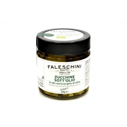 Zucchine sott'olio extravergine di oliva BIO - 2 vasetti - Faleschini