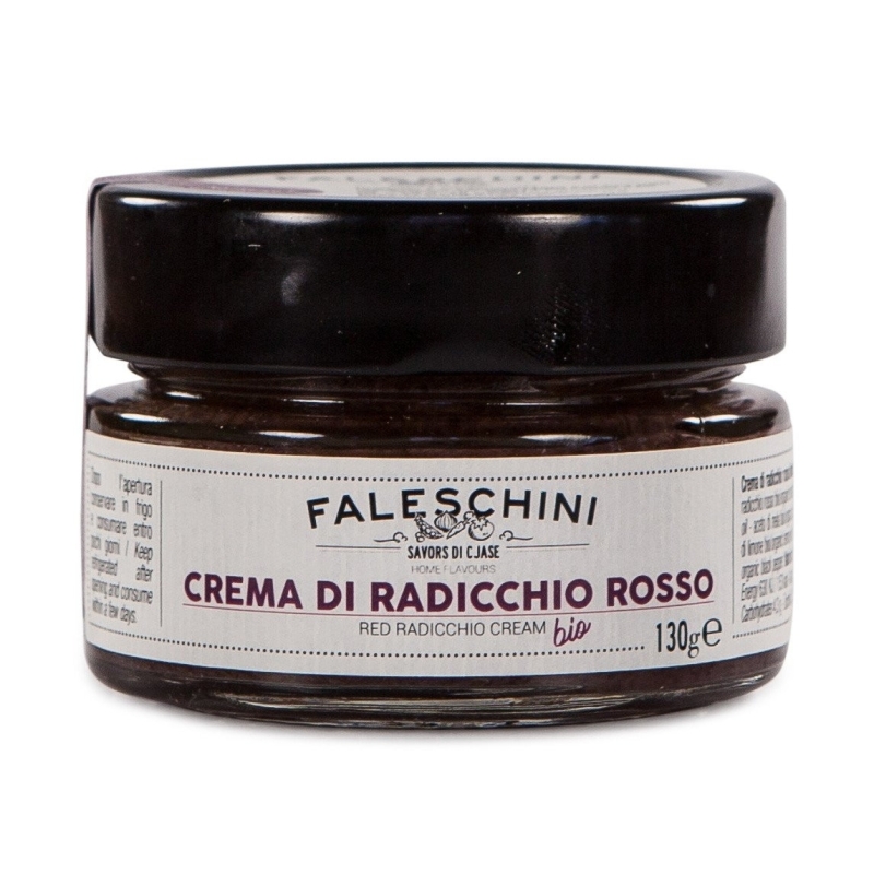Crema di radicchio rosso e pepe nero BIO - 2 vasetti - Faleschini