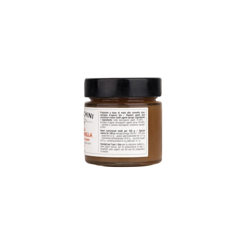 Composta di mela e cannella con sciroppo d'agave BIO - 2 vasetti - Faleschini - Marmellate, Confetture e Chutney - Bottega del Friuli
