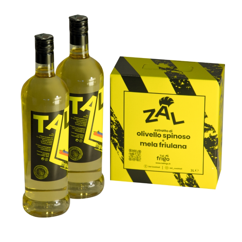 Liquore ginepro e pesca 2bott + succo di mela e olivello spinoso -  Tal Frigo - Idee Regalo - Bottega del Friuli