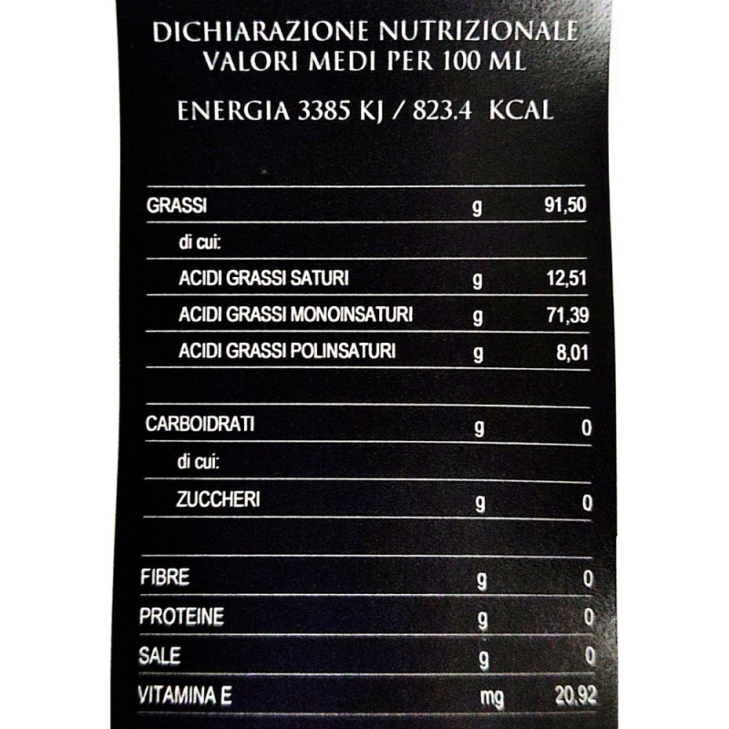 Olio Extravergine di Oliva Blend lt. 0,50 - Olio Venturini - Olio - Bottega del Friuli