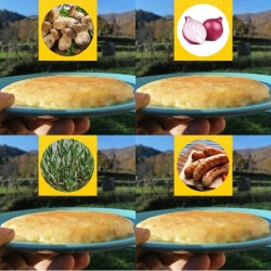 Frico Box Selection 3 - Salsiccia, Funghi Porcini, Sclopit e Cipolla - Bottega del Frico