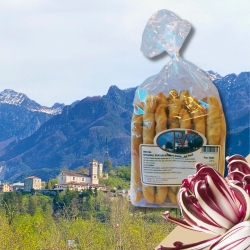 Treccine artigianali al radicchio rosso - Petris - Centro Dolce Friuli