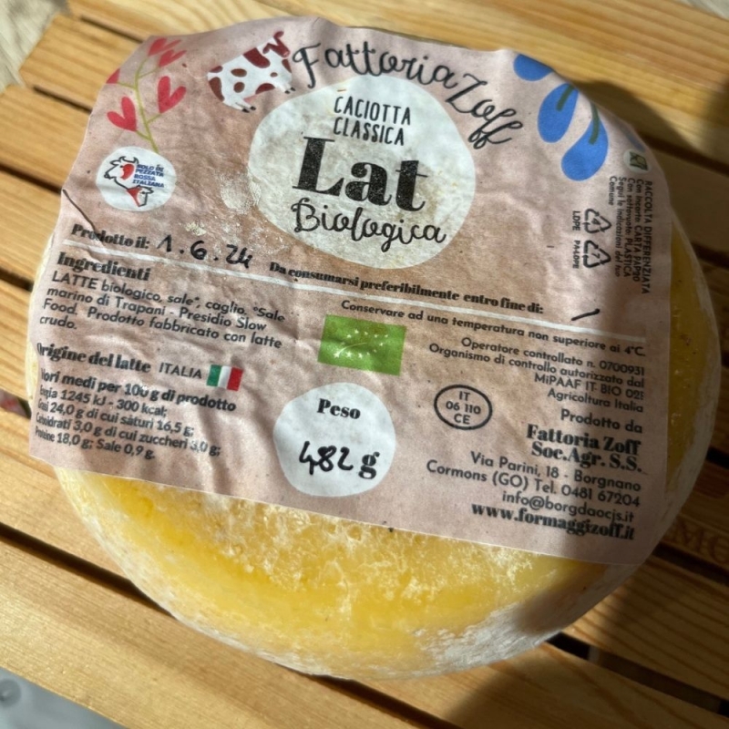 Caciotta Bio - Fattoria Zoff - Caciotte - Bottega del Friuli