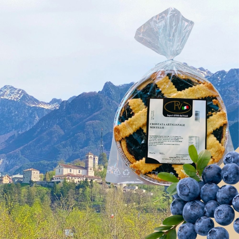 Crostata al mirtillo - Petris - Centro Dolce Friuli - Biscotti e Dolci da Forno - Bottega del Friuli
