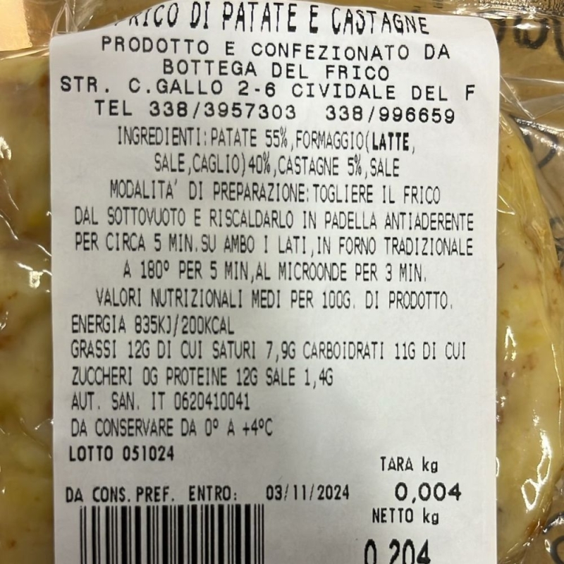 Frico - Bottega del Friuli