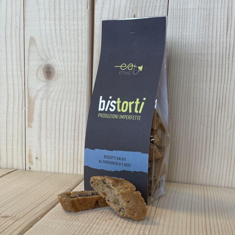 Bistorti Biscotti alle Noci e Gorgonzola - 2 pz - Hattiva Lab - Biscotti e Dolci da Forno - Bottega del Friuli