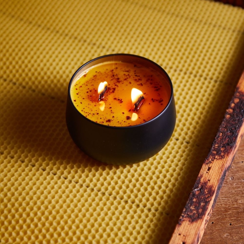 Candela con cera d'api - Modern Black -  Alvearia - Complementi d'Arredo - Bottega del Friuli