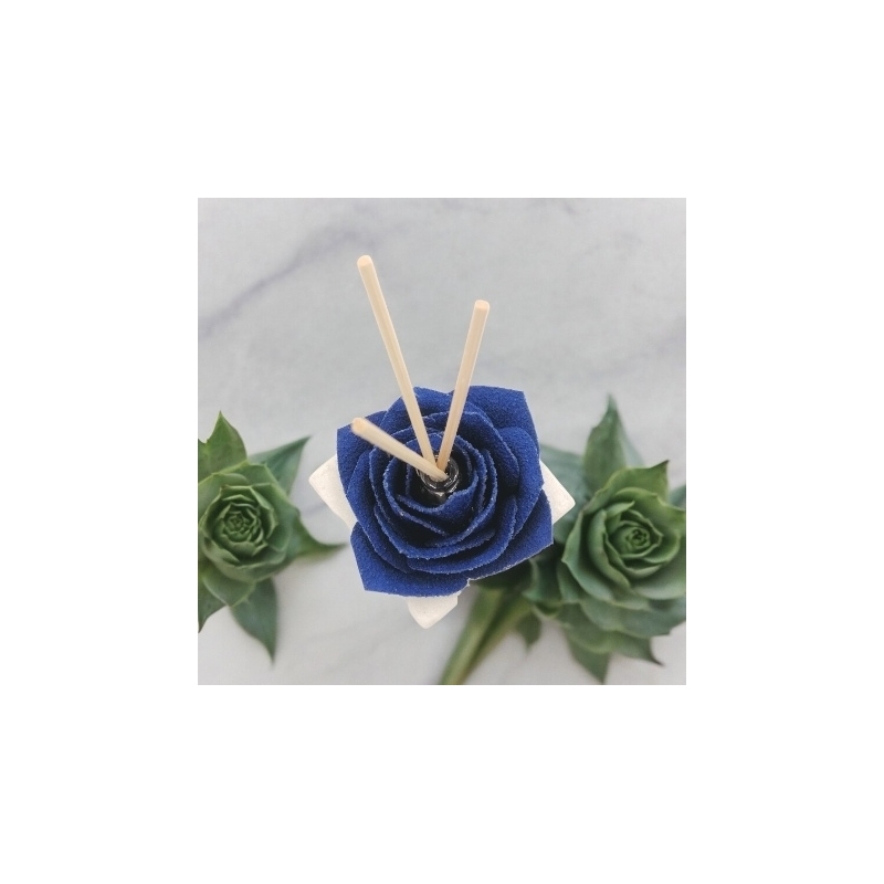 Diffusore con rosa BLU - Fabris Solutions - Idee Regalo - Bottega del Friuli
