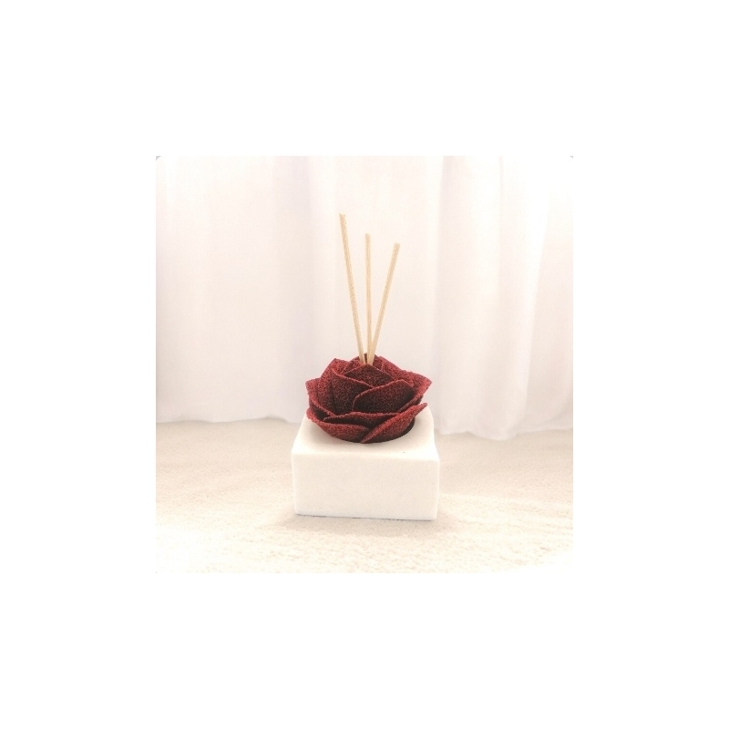 Diffusore con rosa ROSSA - Fabris Solutions - Idee Regalo - Bottega del Friuli