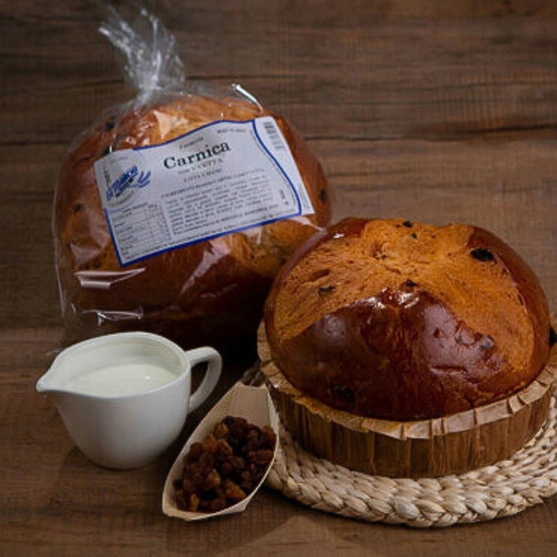 Focaccia con uvetta - De Marchi - Centro Dolce Friuli - Biscotti e Dolci da Forno - Bottega del Friuli