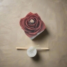 Diffusore MARAVEE  grigio con rosa ROSSA - Idee Regalo - Bottega del Friuli