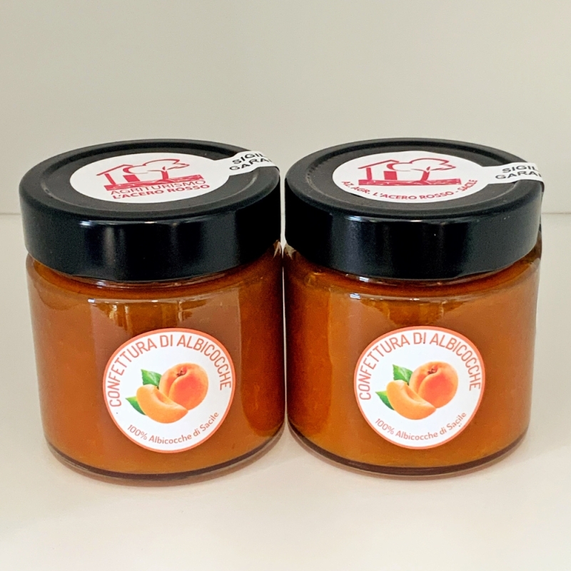 2 Confetture di Albicocche - L'Acero Rosso - Marmellate, Confetture e Chutney - Bottega del Friuli
