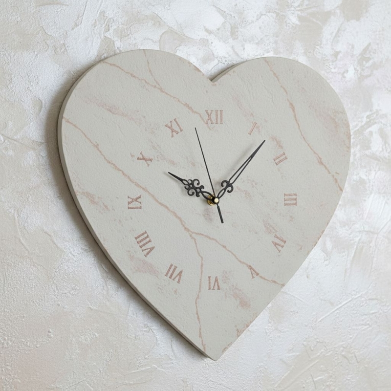 Orologio da parete Cuore di Marmo - Fabris Solutions - Idee Regalo - Bottega del Friuli