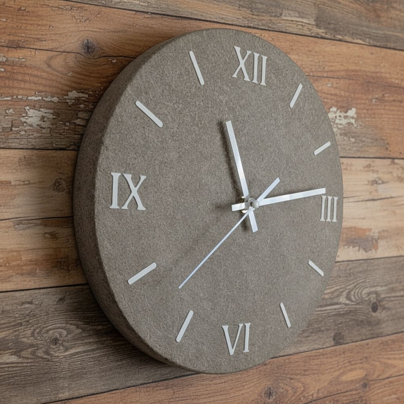 Orologio da parete tondo chiaro - Fabris Solutions - Idee Regalo - Bottega del Friuli