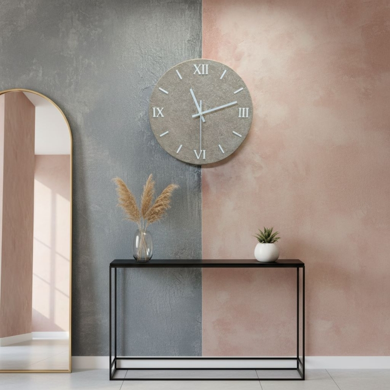 Orologio da parete tondo chiaro - Fabris Solutions - Idee Regalo - Bottega del Friuli