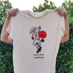 T-shirt "PAPAVERO - CONFENON" - Friul Gadget