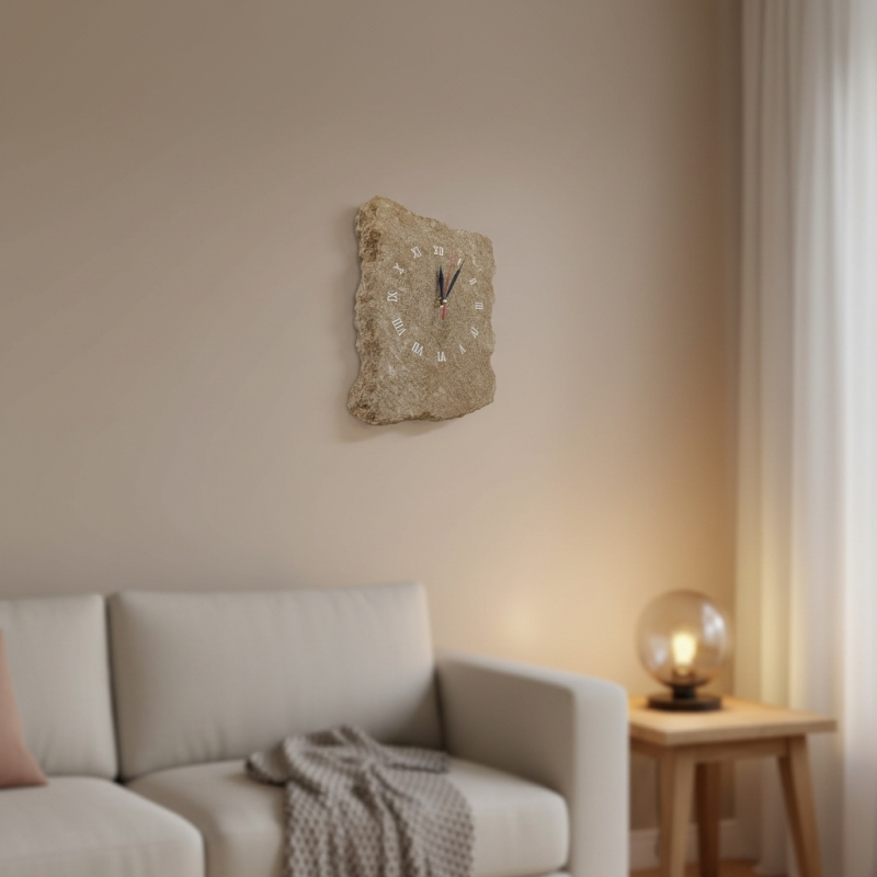 Orologio da parete Pietra Chiara - Fabris Solutions - Idee Regalo - Bottega del Friuli