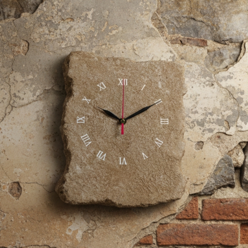 Orologio da parete Pietra Chiara - Fabris Solutions - Idee Regalo - Bottega del Friuli